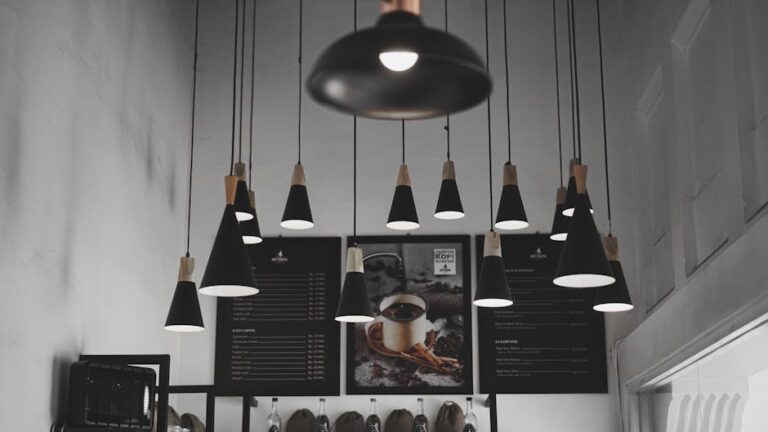 Styles populaires de suspensions en métal noir